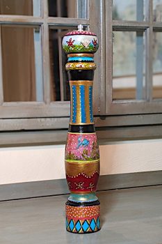 Hand-painted Pepper Mill with a Jelly Fish Theme