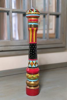 Hand-painted pepper mill