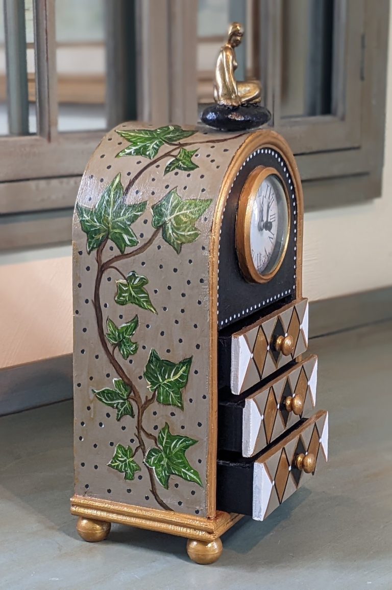 Hand-painted Clock April 2024