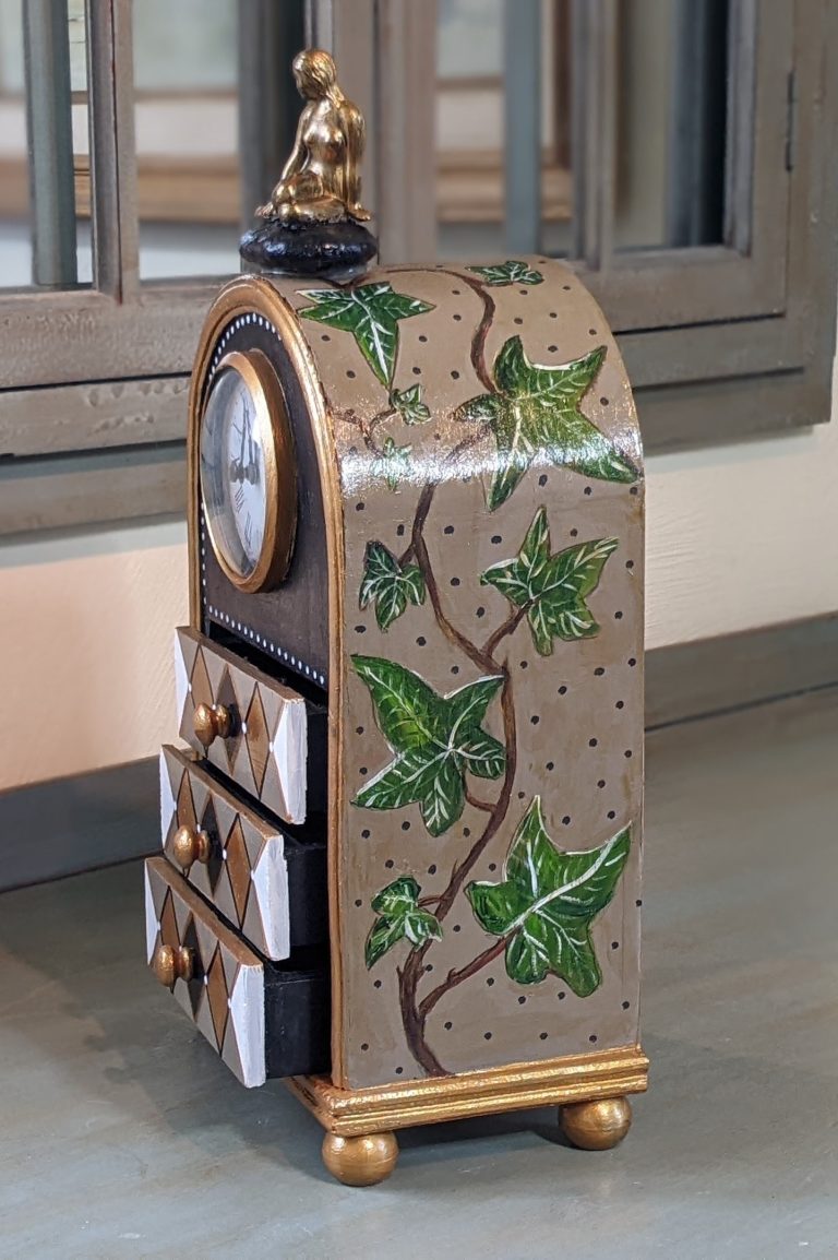 Hand-painted Clock April 2024