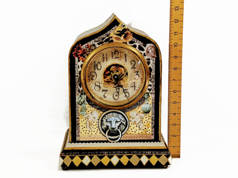 Hand-painted Dragon Clock